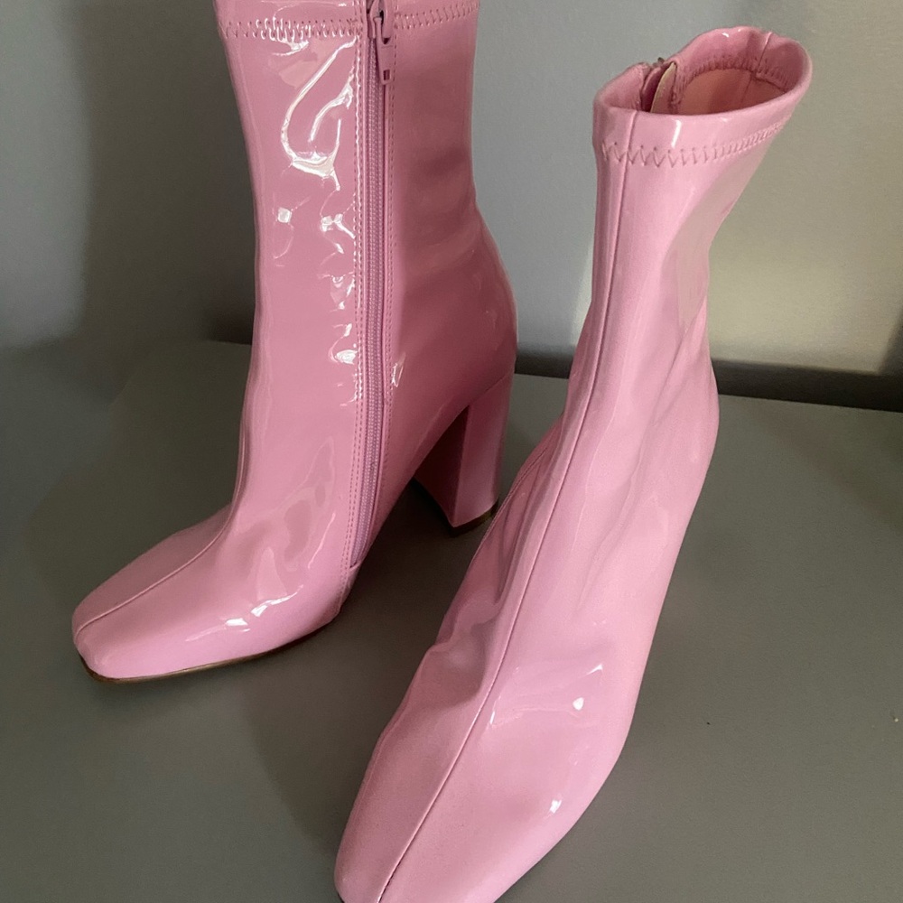 Steve Madden LYNDEN PINK PATENT - BLUE PATENT - Picture 2 of 10